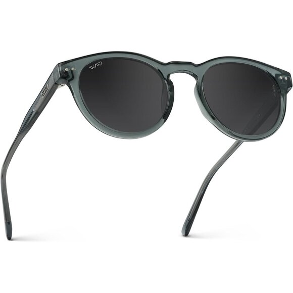 Women Crystal Blue Frame Smoke Lens Retro Classic UV400 Protection for Driving main image 8